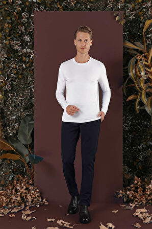 P 1135 Slim Fit Lacivert Spor Pantolon