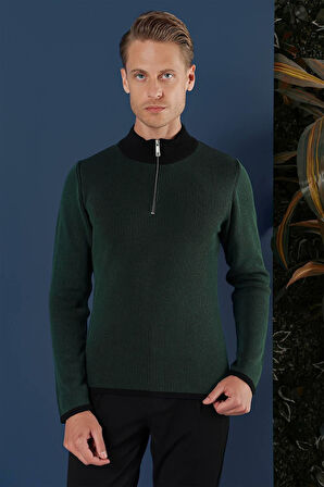 TR 859 Slim Fit Nefti Klasik Triko