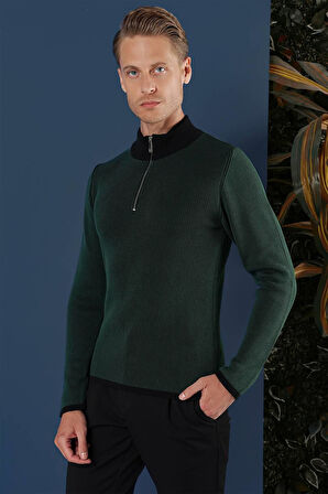 TR 859 Slim Fit Nefti Klasik Triko