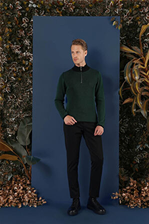 TR 859 Slim Fit Nefti Klasik Triko