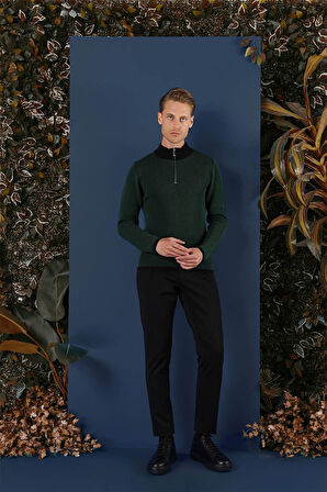 TR 859 Slim Fit Nefti Klasik Triko