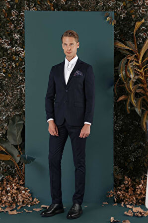 C 652 Slim Fit Lacivert Spor Ceket