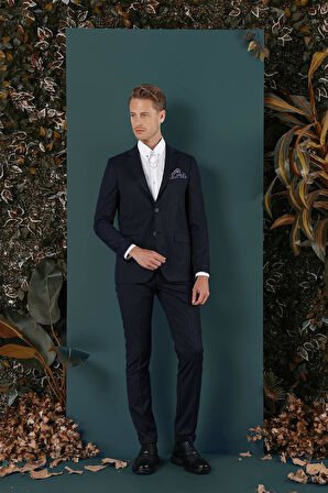 C 652 Slim Fit Lacivert Spor Ceket