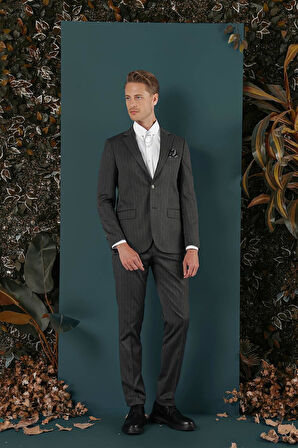 C 652 Slim Fit Füme Spor Ceket