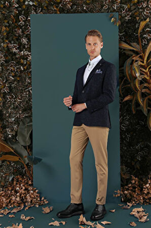 C 655 Slim Fit Lacivert Spor Ceket