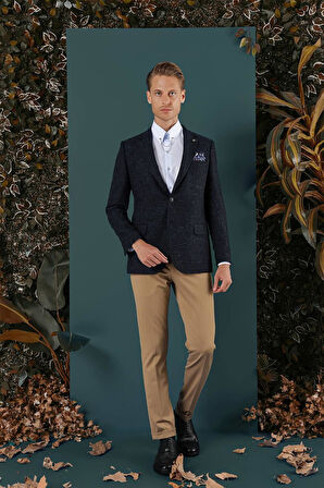 C 655 Slim Fit Lacivert Spor Ceket