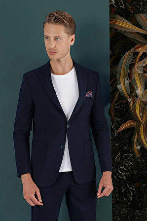 C 659 Slim Fit Lacivert Spor Ceket