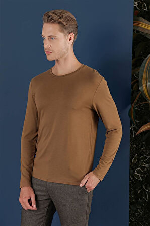 TS 870 Slim Fit Tarçın Spor T-Shirt