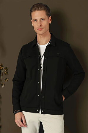 G 1562 Slim Fit Siyah Klasik Gömlek