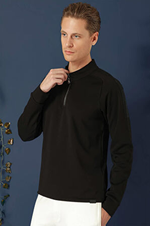 SWT 012 SWEA Slim Fit Siyah Spor 47 - Sweatshırt