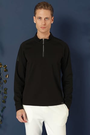 SWT 012 SWEA Slim Fit Siyah Spor 47 - Sweatshırt