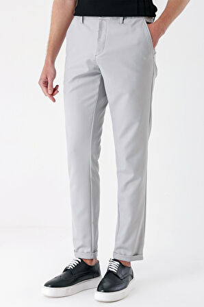 P 1143 Comfort Fit Yan Cep Beli Lastikli Esnek Pamuk Taş Jogger Pantolon