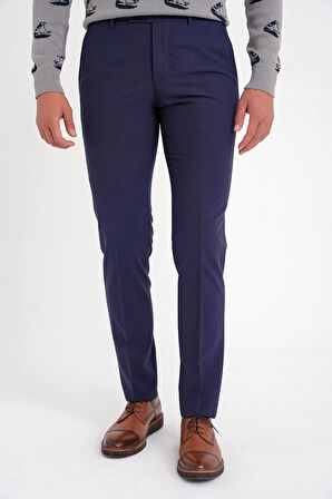 P 1091 PANTOLON Slim LACİVERT CASUAL