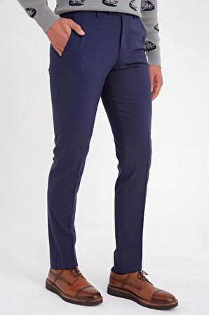 P 1091 PANTOLON Slim LACİVERT CASUAL