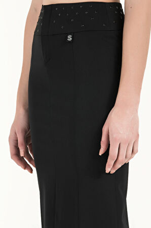 Siyah Dar kesim kalem etek 80337 | 40