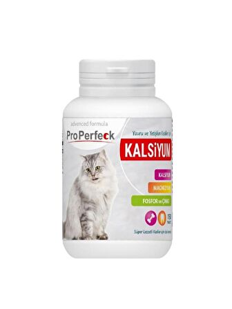 ProPerfeck Kedi Kalsiyum Magnezyum Çinko Fosfor 150 Tablet