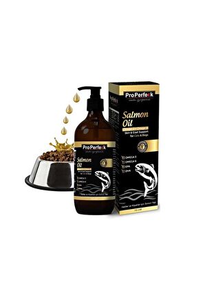 Kedi Köpek Somon Yağı Salmon Oil 150 ml Kedi Ve Köpekler Için Omega 3 Ve 6 Içerikli Somon Yağı