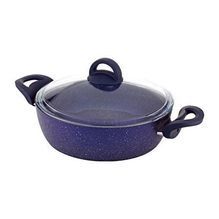 FMS G2003GLX Galaxy 28 Cm Basık Tencere Gece Grisi