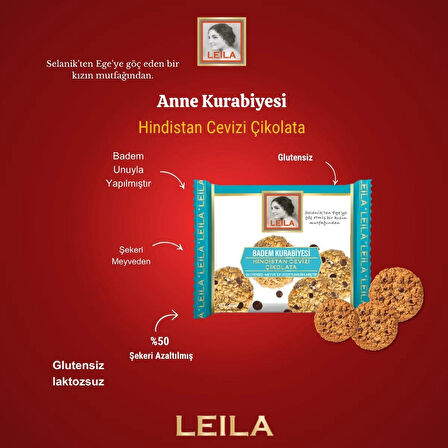 Leila Badem Unu Kurabiyesi 40 Gr 3lü Set