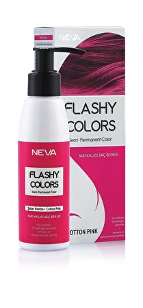 NEVA FLASHY COLORS Yarı Kalıcı Saç Boyası ŞEKER PEMBE 100ML