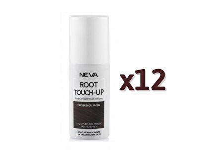 Neva Root Touch Up Kapatıcı Sprey 75 Ml Kahve 12 Adet