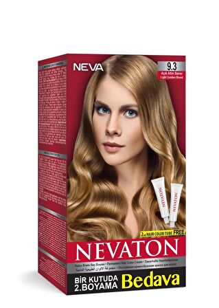 Nevaton Kalıcı Krem Saç Boyası 9.3 Altın Sarısı