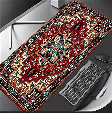 70X30 CM DEKORATİF HALI TEMALI KAYDIRMAZ TABAN SPEED YÜZEY OYUNCU MOUSE PAD GAMİNG