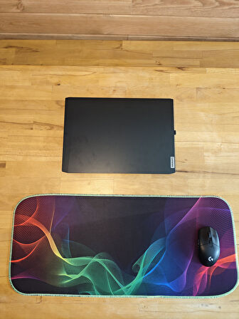 SGE TEKNOLOJİ 70X30 CM FOSFORLU DİKİŞLİ PURPLE KAYDIRMAZ TABAN SPEED YÜZEY OYUNCU MOUSE PAD GAMİNG PAD