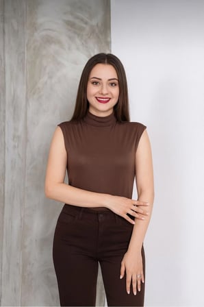 Kadın 4'lü Sıfır Kol Kolsuz Body VİSKON Boğazlı Body 4 Adet Balıkçı Siyah-Beyaz-kahverengi-Gri