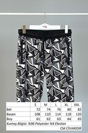 Desenli Erkek Şort Kapri Mayo RKS-03 Remsa Mayo | 3XL