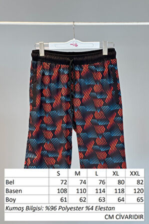 Desenli Erkek Şort Kapri Mayo RKS-04 Remsa Mayo | XXL