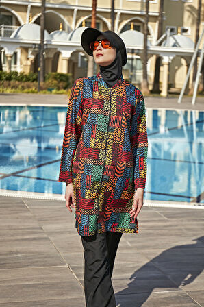 Remsa Paraşüt Tam Kapalı Tesettür Mayo R4603 Cemre | S