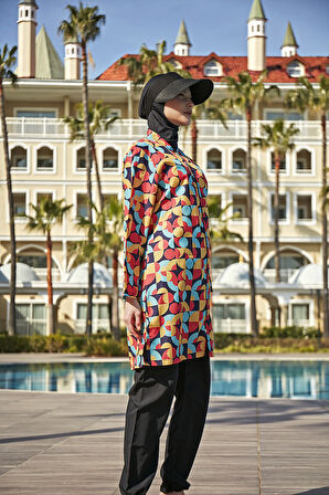 Remsa Paraşüt Tam Kapalı Tesettür Mayo R4606 Pervin | M