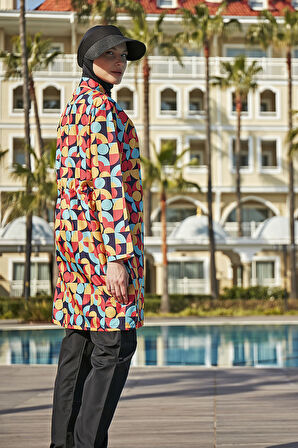 Remsa Paraşüt Tam Kapalı Tesettür Mayo R4606 Pervin | M