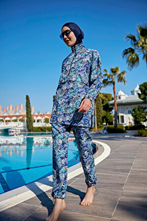 Remsa Paraşüt Tam Kapalı Tesettür Mayo R4702 Kabuklar | M