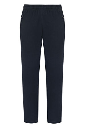 Erkek Premium Kumaş Üç İplik Şardonlu 3cepli Eşofman Altı REA-02 Lacivert | XL