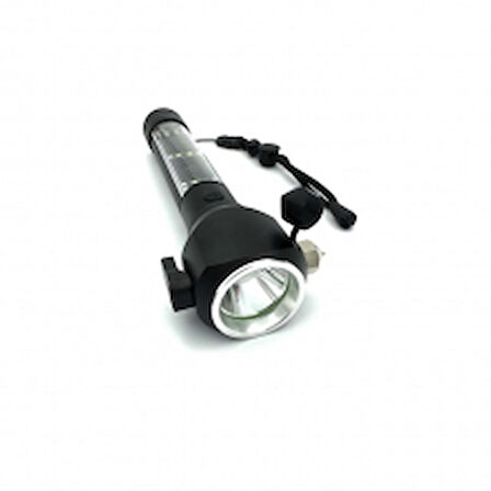 Hag Çok Fonksiyonlu El Feneri Solar Şarjlı Acil Durum Kamp Lambası İmdat Çekici