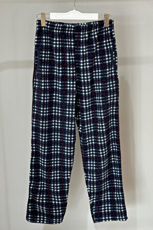 Erkek Polar Tek Alt 171 Kare Lacivert | L