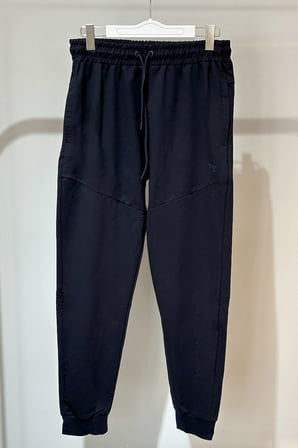 Büyük Beden Paçası Beli Lastikli  Erkek Eşofman Altı 7055 Lacivert | 5XL