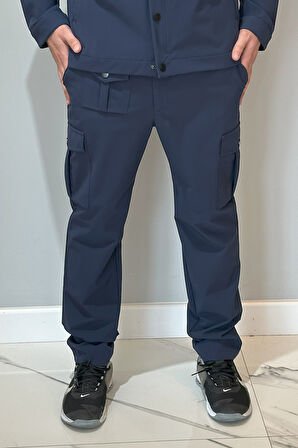 Erkek Çıtçıtlı Pantolon 24720 Lacivert | XL