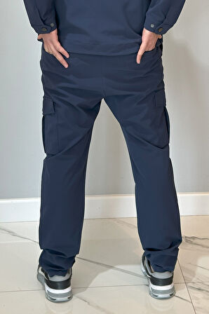 Erkek Çıtçıtlı Pantolon 24720 Lacivert | XL