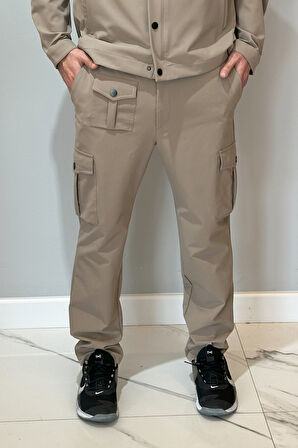 Erkek Çıtçıtlı Pantolon 24720 Bej | M