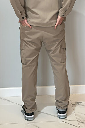 Erkek Çıtçıtlı Pantolon 24720 Bej | M