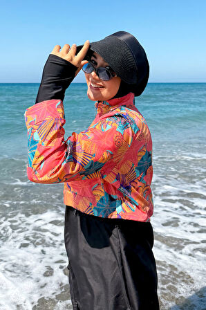 Tam Kapalı Tesettür Mayo Hale R2503 | XL