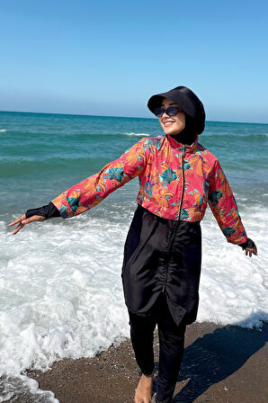 Tam Kapalı Tesettür Mayo Hale R2503 | XL