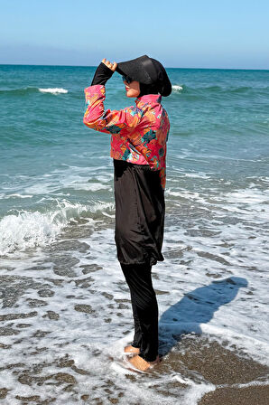 Tam Kapalı Tesettür Mayo Hale R2503 | XL