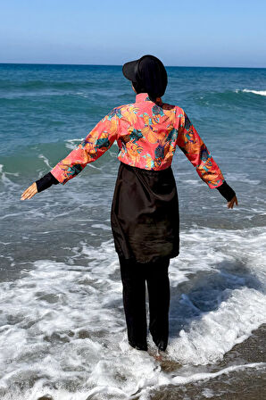 Tam Kapalı Tesettür Mayo Hale R2503 | XL