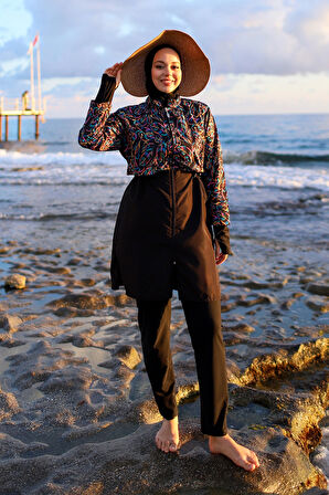 Tam Kapalı Tesettür Mayo Hale R2505 | M