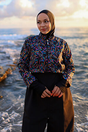 Tam Kapalı Tesettür Mayo Hale R2505 | XL