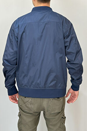 Erkek Kolej Yaka Mevsimlik Ceket Tek Üst REU-9127 Lacivert | XXL